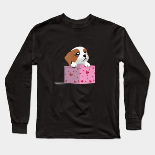 Puppy Love Valentine Long Sleeve T-Shirt